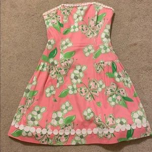 Lilly Pulitzer strapless dress
